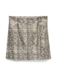 Vero Moda Spódnica z imitacji skóry Nelly 10336982 Beżowy Slim Fit. Brązowe spódnice damskie Vero Moda, l, bez wzorów, ze skóry. Za 139.99 zł.