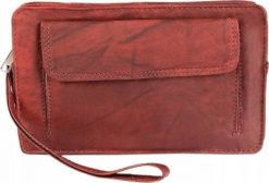 Dwukomorowa saszetka męska ze skóry naturalnej. Saszetki męskie NoName, ze skóry. Za 73.07 zł.