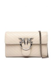 PINKO Torebka Love One Wallet Light AI 25-26 PLTT 105344 A2JC Écru. Torebki do ręki damskie Pinko, bez wzorów, ze skóry, wizytowe, bez dodatków. Za 1,149.00 zł.