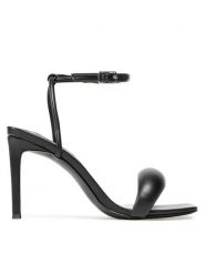 Steve Madden Sandały Entice SM11001844-02002-001 Czarny. Czarne sandały damskie Steve Madden, bez wzorów, ze skóry, bez obcasa, na szpilce, bez zapięcia. Za 330.00 zł.