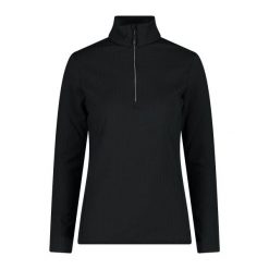 Kurtka polarowa softech z półzamkiem dla kobiet CMP. Czarne kurtki sportowe damskie CMP, l, bez wzorów, z polaru, bez kaptura, narciarskie. W wyprzedaży za 284.99 zł.