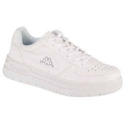 Buty Kappa Bash Dlx 243384-1014 białe. Białe obuwie sportowe damskie bez wzorów, z gumy. Za 235.03 zł.