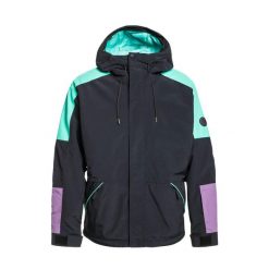 Kurtka narciarska męska Quiksilver Radicalo - Technical Snow. Czarne kurtki męskie Quiksilver, na zimę, m, bez wzorów, z nylonu, sportowe, bez kaptura. Za 620.00 zł.