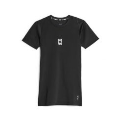 Męska koszulka koszykarska Hoops Team PUMA Black. Czarne koszulki sportowe męskie Puma, m, bez wzorów, bez kołnierzyka, bez ramiączek, do koszykówki. W wyprzedaży za 149.00 zł.