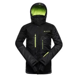 Kurtka męska narciarska snowboardowa 15.000 Alpine Pro Dear 2. Czarne kurtki męskie Alpine Pro, m, bez wzorów, bez kaptura, narciarskie. W wyprzedaży za 1,039.00 zł.