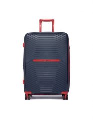 Beverly Hills Polo Club Walizka średnia CEO-BHPC-WAL-005-M Granatowy. Niebieskie walizki męskie Beverly Hills Polo Club, bez wzorów, średnie. Za 359.99 zł.