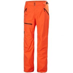 Spodnie narciarskie z kieszenią cargo Helly Hansen Sogn. Czerwone spodnie snowboardowe męskie Helly Hansen, m, bez wzorów, narciarskie. Za 768.50 zł.
