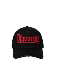 Dsquared2 Bejsbolówka | BCM0673 05C00001 | Mężczyzna | Czarny. Czarne czapki i kapelusze męskie Dsquared2, bez wzorów, z bawełny, sportowe. W wyprzedaży za 549.00 zł.
