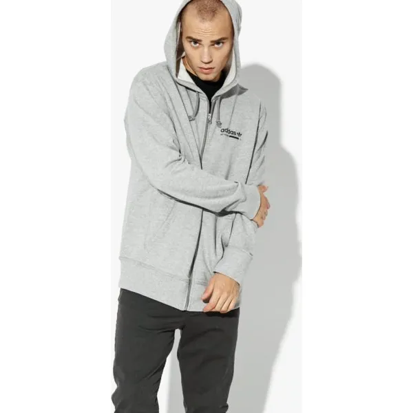Adidas Bluza Kaval Fz Hoody Originals Core , szary, rozmiar L. Szare bluzy męskie Adidas, na jesień, l, bez wzorów, z materiału, bez kaptura. W wyprzedaży za 199.99 zł.