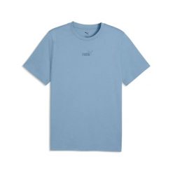 Koszulka z małym logo Puma Essentials. Brązowe koszulki sportowe męskie Puma, m, bez wzorów, z materiału, bez kołnierzyka, bez ramiączek, na fitness i siłownię. Za 136.50 zł.