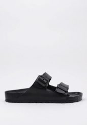 Klapki męskie Birkenstock Arizona Eva. Czarne klapki męskie Birkenstock, z materiału. Za 288.00 zł.