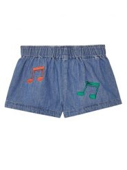 MINI RODINI Szorty jeansowe 2523014060 Niebieski Regular Fit. Niebieskie spodenki dla dziewczynek Mini Rodini, bez wzorów, z bawełny. Za 159.99 zł.