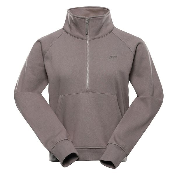 Bluza damska bawełniana Alpine Pro Negga. Żółte bluzy damskie Alpine Pro, l, bez wzorów, z bawełny, bez kaptura. Za 189.00 zł.
