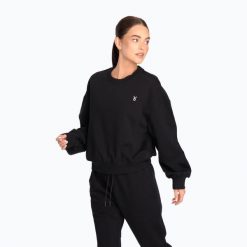 Bluza treningowa damska Cardio Bunny HCB-325. Czarne bluzy damskie Cardio Bunny, l, bez wzorów, z materiału, bez kaptura. Za 69.99 zł.