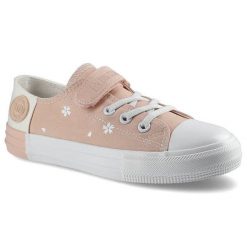 Różowe Trampki Big Star Dziecięce Buty Na Rzep. Czerwone trampki i tenisówki dziewczęce Big Star, bez wzorów, z materiału, bez zapięcia. Za 76.00 zł.