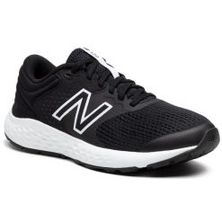 Buty do biegania New Balance. Czarne obuwie sportowe damskie New Balance, bez wzorów, do biegania. Za 209.99 zł.