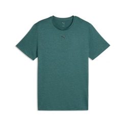 T-shirty Puma Essentiels. Zielone t-shirty męskie Puma, m, bez wzorów, z materiału, eleganckie, bez kołnierzyka. Za 131.00 zł.