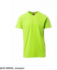 PAYPER T-shirt męski koszulka BAWEŁNA ELASTYCZNA komfort podczas intensywnych ćwiczeń 100% bawełna g/m biały zielony acid green M. Białe t-shirty męskie PAYPER, m, bez wzorów, z bawełny, bez kołnierzyka. Za 42.40 zł.