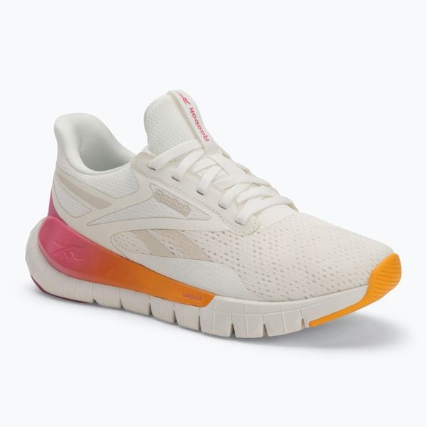 Buty Reebok Reebok Flex Trainer. Białe obuwie sportowe damskie REEBOK FITNESS, bez wzorów, na fitness i siłownię. Za 299.99 zł.