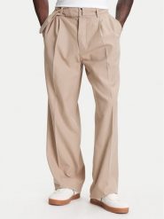 Tommy Hilfiger Spodnie materiałowe F1 Movie Public MW0MW41373 Beżowy Straight Fit. Brązowe spodnie materiałowe męskie Tommy Hilfiger, m, bez wzorów, z bawełny. Za 999.99 zł.