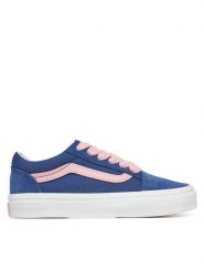 Vans Tenisówki Old Skool VN000CYV6V61 Niebieski. Niebieskie buty sportowe dziewczęce Vans, bez wzorów, ze skóry, bez zapięcia. Za 169.99 zł.