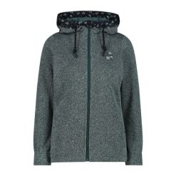 Damska techniczna bluza z kapturem CMP. Zielone bluzy damskie CMP, bez wzorów, z kapturem. Za 346.00 zł.