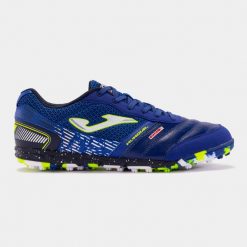 Buty piłkarskie męskie Joma Mundial IN. Niebieskie buty sportowe męskie Joma, bez zapięcia, do piłki nożnej. Za 219.99 zł.