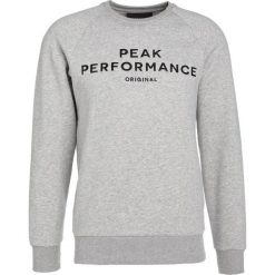 Peak Performance LOGO Bluza medium grey melange. Bluzy sportowe męskie Peak Performance, z bawełny. Za 419.00 zł.