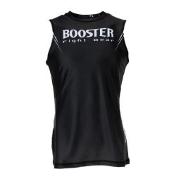 Damska koszulka typu rashguard Booster Fight Gear Challenge V2. Czarne koszulki sportowe damskie BOOSTER FIGHT GEAR, l, bez wzorów, z materiału, bez kołnierzyka, bez ramiączek, na fitness i siłownię. Za 222.50 zł.