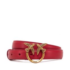 Pasek Damski PINKO. Czerwone paski damskie Pinko, bez wzorów. Za 339.99 zł.