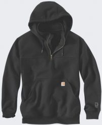 Bluza Carhartt Rain Defender Heavy QuarterZ Black. Czarne bluzy męskie Carhartt, m, bez wzorów, bez kaptura. Za 301.05 zł.