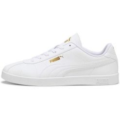 Buty sportowe Puma Club II SL. Białe obuwie sportowe damskie Puma, bez wzorów, z materiału, trekkingowe. Za 289.00 zł.