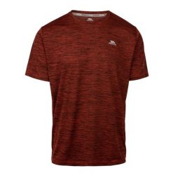 T-shirt sportowy męski Kearsley. Brązowe t-shirty męskie Trespass, l, bez wzorów, z materiału, klasyczne, bez kołnierzyka. Za 79.99 zł.