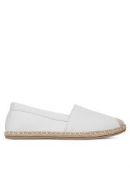 JENNY Espadryle WSK1609-20 Biały. Białe espadryle damskie Jenny, bez wzorów, z materiału, bez obcasa, bez zapięcia. Za 48.99 zł.