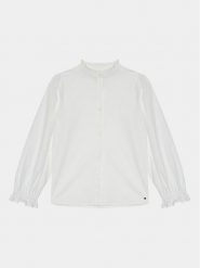 Tommy Hilfiger Koszula KG0KG07831 D Biały Relaxed Fit. Białe bluzki dla dziewczynek Tommy Hilfiger, bez wzorów, z bawełny, bez ramiączek. Za 199.99 zł.