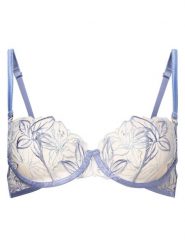 Bluebella Biustonosz na fiszbinach - Lilly Kobiety Sztuczne włókno niebieski, 70C. Niebieskie biustonosze Bluebella, bez wzorów, z koronki. Za 199.95 zł.