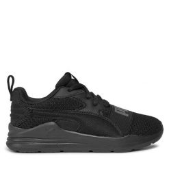 Sneakersy Puma. Czarne trampki i tenisówki chłopięce Puma, bez wzorów, bez zapięcia. Za 149.99 zł.