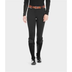 Damskie spodnie do jazdy konnej Horse Pilot X-Design. Czarne spodnie materiałowe damskie HORSE PILOT, bez wzorów. Za 869.00 zł.