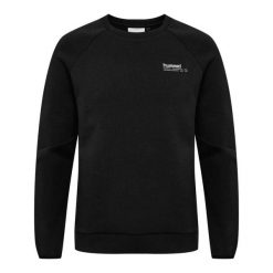 Bluza z okrągłym dekoltem Hummel Tech Fleece Regular. Czarne swetry damskie Hummel, na zimę, bez wzorów, z polaru, bez kołnierzyka, bez ramiączek, bez kaptura. Za 275.35 zł.