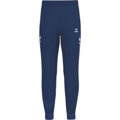 Spodnie dresowe Erima Cmpt Wings Blue Junior. Niebieskie spodnie dresowe damskie 55PROTEC, bez wzorów, z bawełny. Za 274.85 zł.