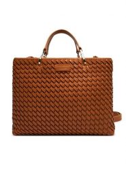 Emporio Armani Torebka EW000360 AF12762 U6164 Brązowy. Brązowe torebki do ręki damskie Emporio Armani, bez wzorów, ze skóry, bez dodatków. Za 1,479.00 zł.