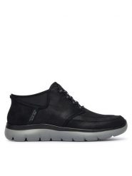 Skechers Półbuty Summits-Siegul 232927/BKCC Czarny. Czarne półbuty na co dzień męskie Skechers, ze skóry, bez zapięcia. Za 359.99 zł.