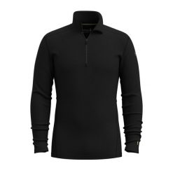 Bluza męska Smartwool Classic Thermal Merino Base Layer 1/4 Zip Boxed. Czarne bluzy męskie Smartwool, m, bez wzorów, z wełny, bez kaptura. W wyprzedaży za 471.90 zł.