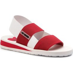 Sandały LOVE MOSCHINO - JA16293G07JS150A Rosso/Bia. Klapki damskie marki Love Moschino. Za 419.00 zł.