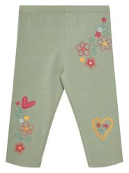 Original Marines Legginsy DFP3157CF Zielony Slim Fit. Zielone legginsy dla dziewczynek Original Marines, bez wzorów, z bawełny. Za 49.99 zł.