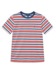 Polo Ralph Lauren T-Shirt 323B18469001 Różowy Regular Fit. Czerwone t-shirty dla chłopców Polo Ralph Lauren, bez wzorów, z bawełny, bez ramiączek. Za 269.99 zł.