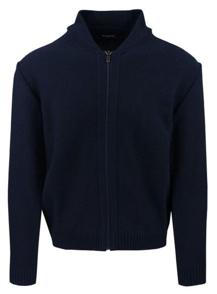 Sweter Męski - Lasota - Rozpinany (Kardigan) - Granatowy. Niebieskie kardigany męskie M. Lasota, l, bez wzorów, z bawełny. Za 209.00 zł.