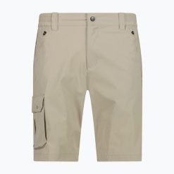 Spodenki męskie CMP 31T5637 Bermuda. Brązowe krótkie spodenki sportowe męskie CMP, m, bez wzorów, z elastanu, trekkingowe. Za 179.99 zł.
