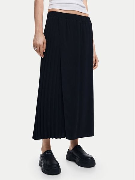 Desigual Spódnica plisowana Xining 24WWFW25 Czarny Regular Fit. Czarne spódnice damskie Desigual, m, bez wzorów, z syntetyku, plisowane. Za 209.99 zł.