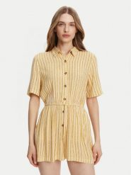 Roxy Kombinezon ERJWO03018 Żółty Regular Fit. Żółte sukienki damskie Roxy, m, bez wzorów, z wiskozy, bez kołnierzyka, bez ramiączek. Za 249.99 zł.